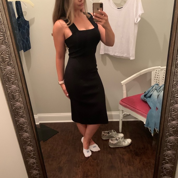 525 America knit black dress - Picture 5 of 5